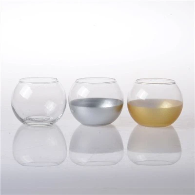 מחזיק פמוט זכוכית כוס ביצה