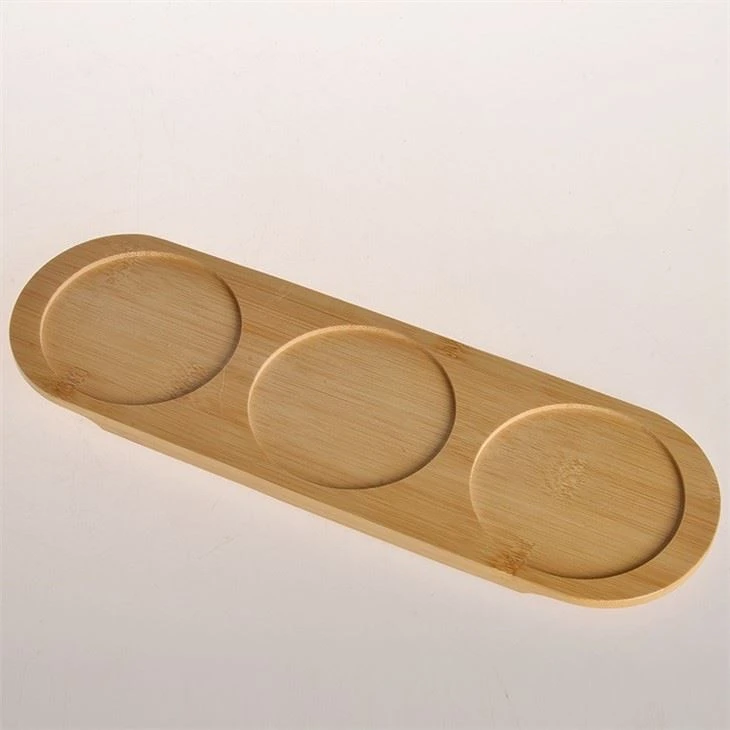 Set Of 3 Glass Jars With Bamboo Wood Lids