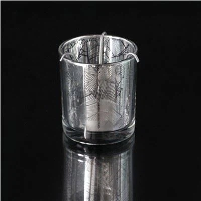 מחזיק פמוט זכוכית אלקטרוניקה מחזיק ברזל