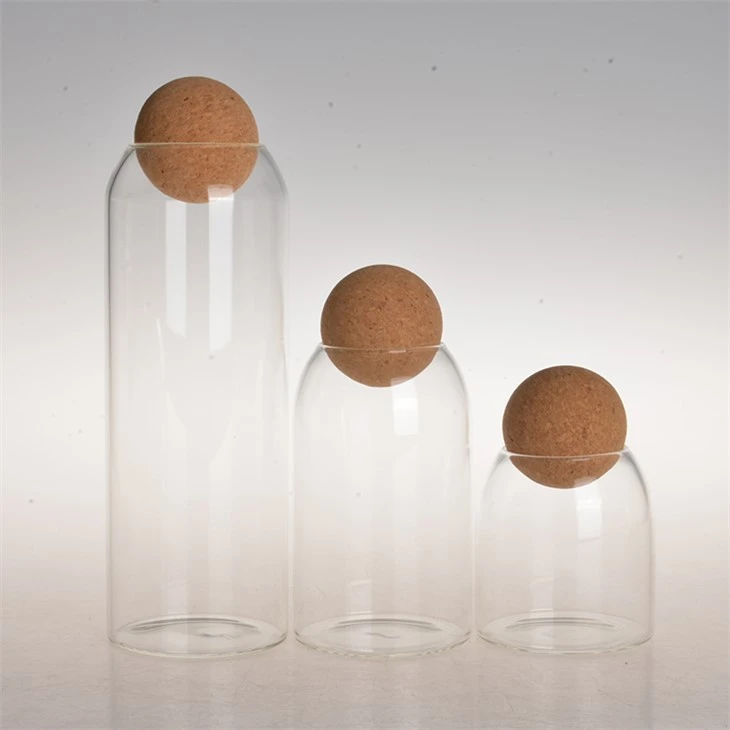 Glass Jar With Wood Lid Ball Jar